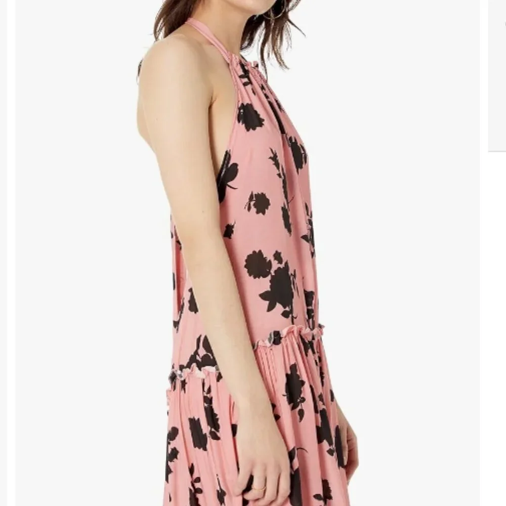 Kate Spade New York Bicolor High Neck Halter Cover-Up Dress Size XL NWT